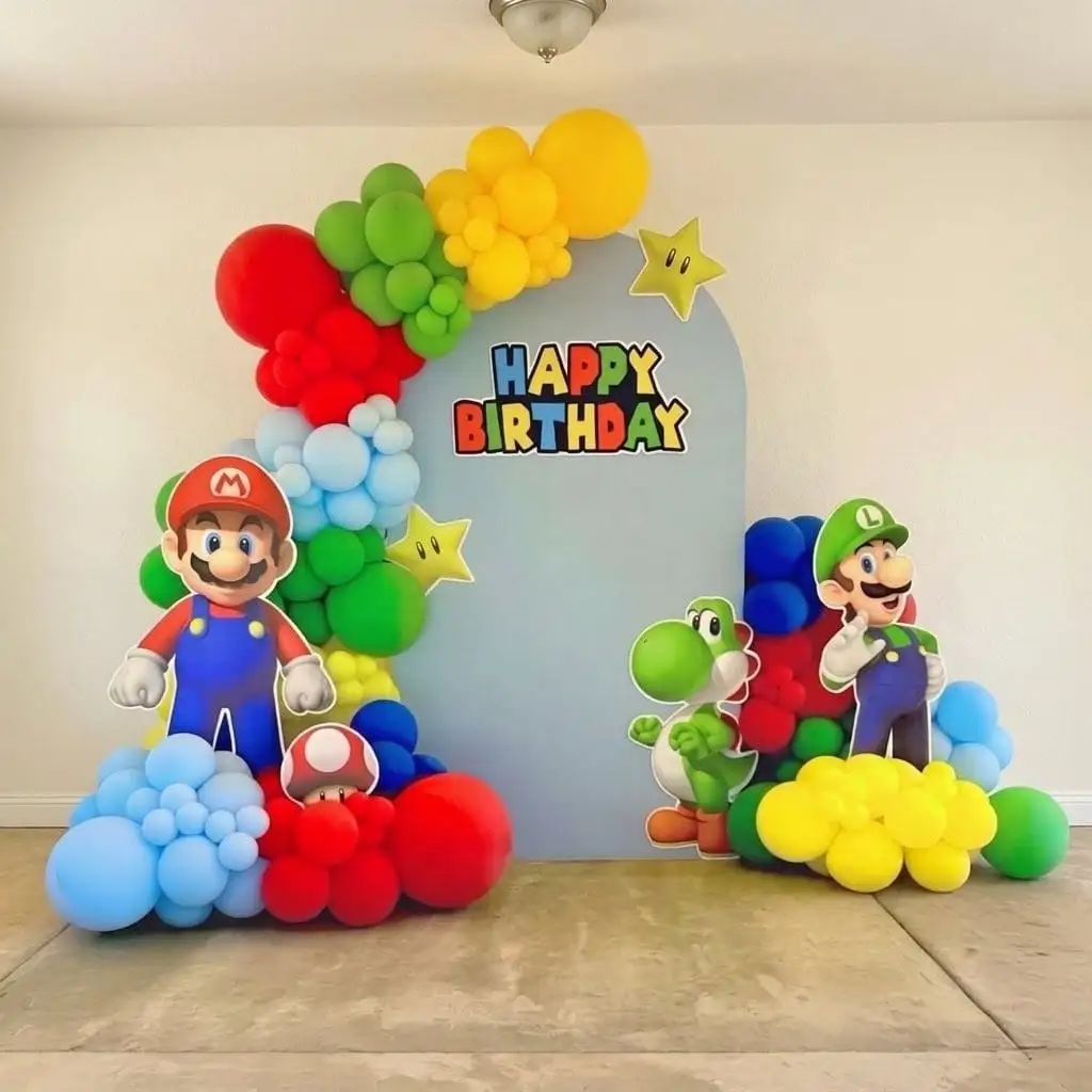 Mario Brothers Birthday Theme Decoration